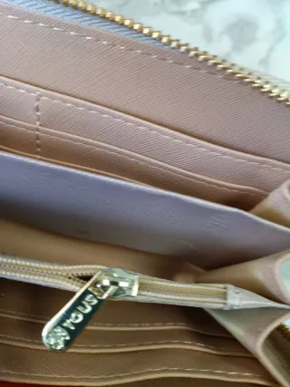 Monedero Tous Puffy Beige