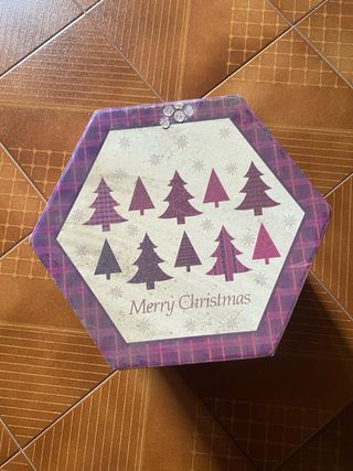 Set 14 Palle Natale Glitter Alberi Viola