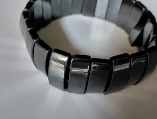 Pulsera 24 piedras semipreciosas Hematites