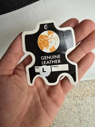 Chaleco Cuero Motero Talla L