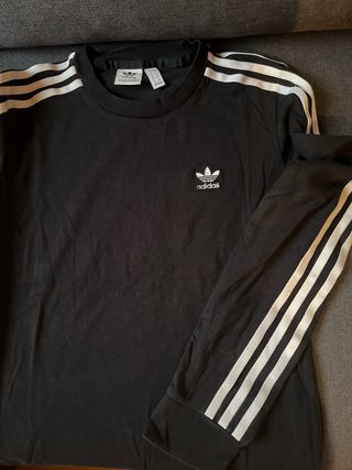 Camiseta Adidas manga larga negra