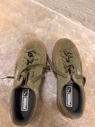 Puma Suede Verde Talla 37.5