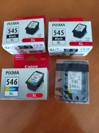Cartuchos Canon PG-545XL y CL-546XL Originales