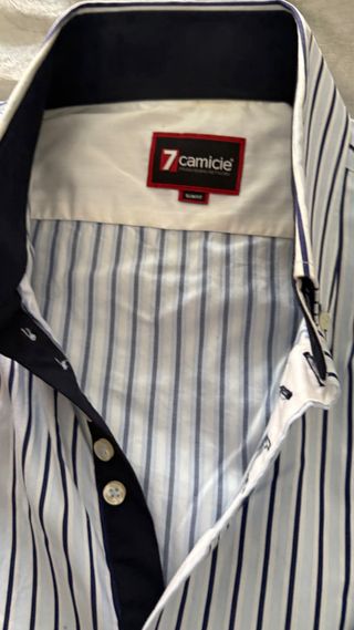 Camisa 7 Camicie Rayas Talla m usada una vez