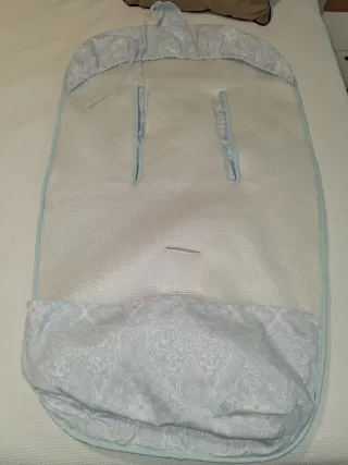 Saco de invierno azul para bebé