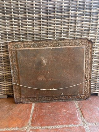 Cartel Chapa Galletas Viñas Barcelona Antiguo