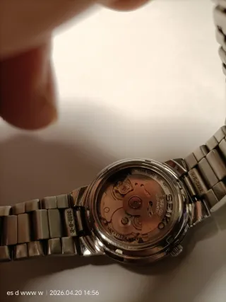 Reloj Seiko 5 Automático Blanco