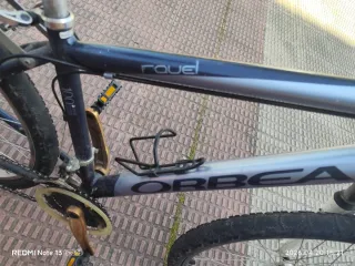Bicicleta Orbea Ravel M. Tipo híbrido con parrilla