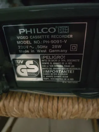 Reproductor VHS Philco HQ