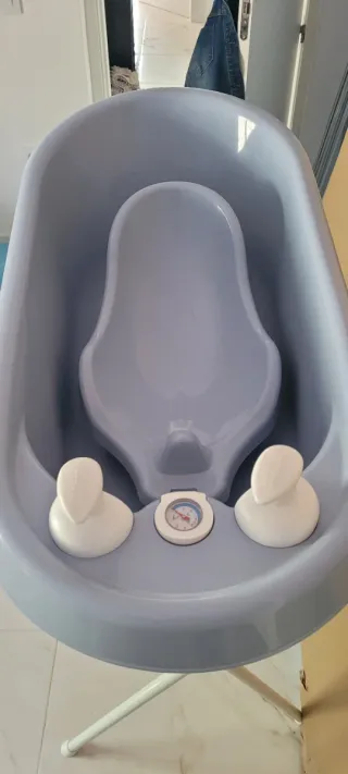 Bañera Bebé con Patas Plegables