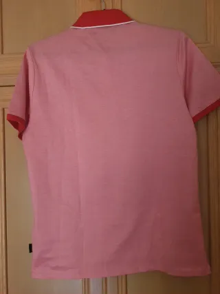 Polo Calvin Klein Rojo y Rosa