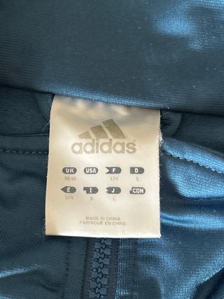 Chaqueta Adidas Azul y Gris Vintage