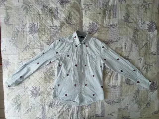 Camicia Tommy Hilfiger righe azzurre S