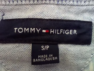 Camicia Tommy Hilfiger righe azzurre S