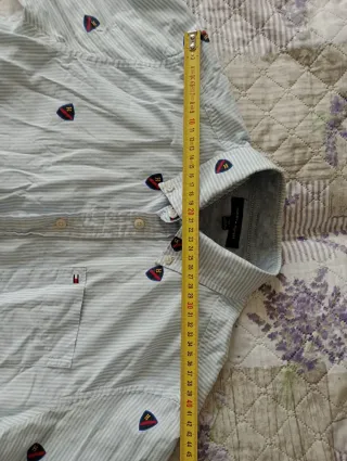 Camicia Tommy Hilfiger righe azzurre S