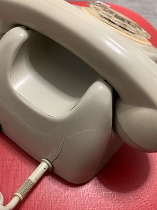 Teléfono Heraldo Beige-gris Años 60-70 decoración