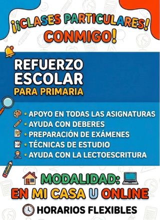 Clases particulares para primaria