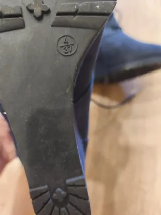 Botines de cuña, número 37