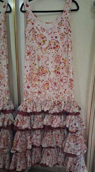 Vestido Flamenca/Gitana/Rociero Multicolor