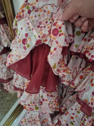 Vestido Flamenca/Gitana/Rociero Multicolor