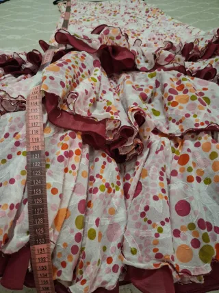 Vestido Flamenca/Gitana/Rociero Multicolor