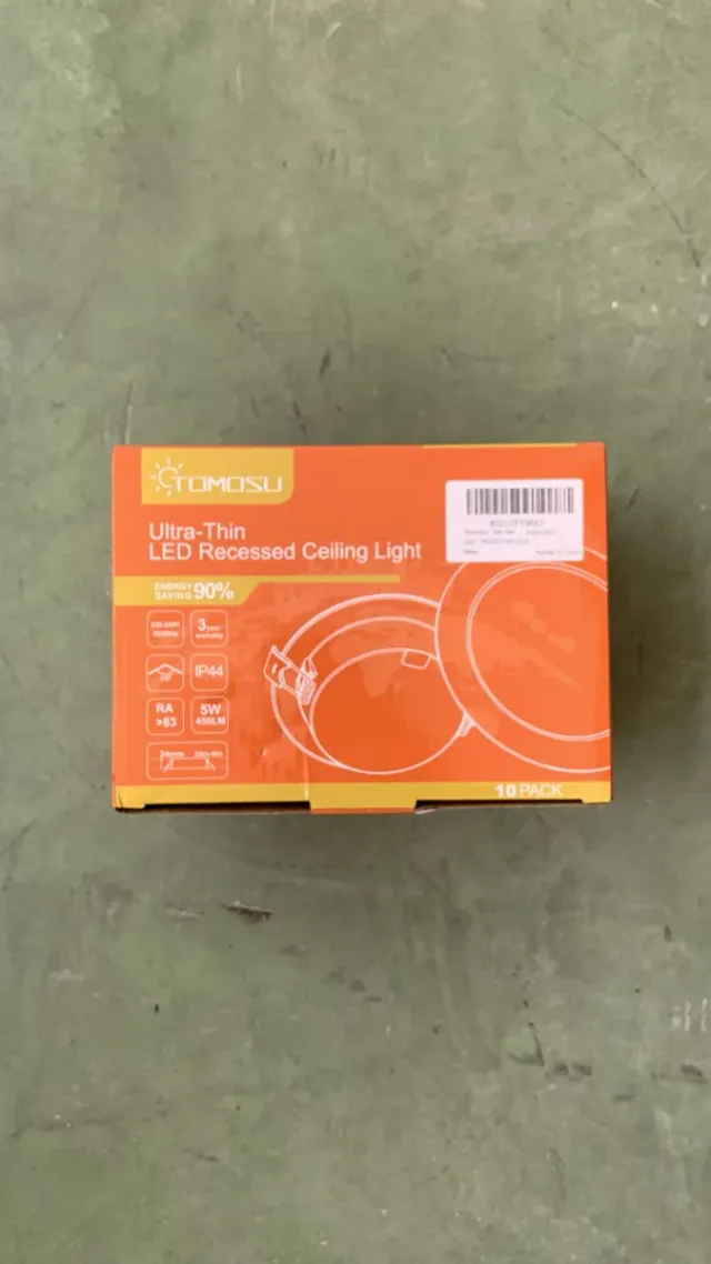 10 Focos LED Empotrables Tomosu Ultra Finos