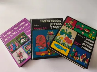 Libros de trabajos manuales para niños y mayores