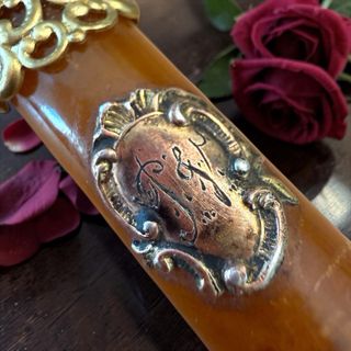 Antico bocchino primo '900 monogramma