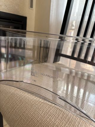 Cajón transparente para nevera