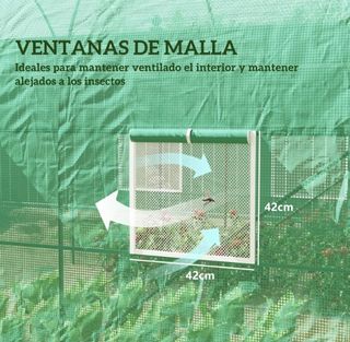 Invernadero Exterior 2.5x2x2m
