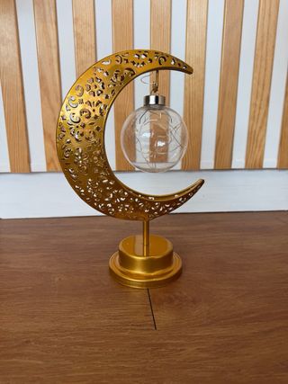 Lámpara Luna LED Seline Dorada