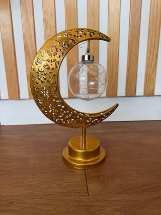 Lámpara Luna LED Seline Dorada