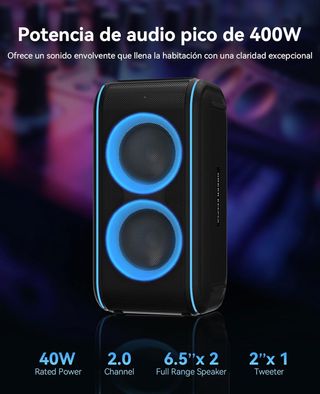 Máquina Karaoke 2 micrófonos 400W NUEVO