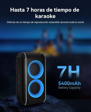 Máquina Karaoke 2 micrófonos 400W NUEVO