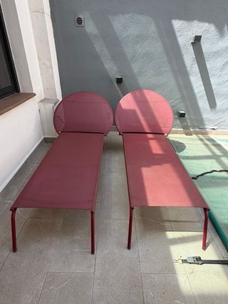 2 Tumbonas Habitat Reclinables extralargas