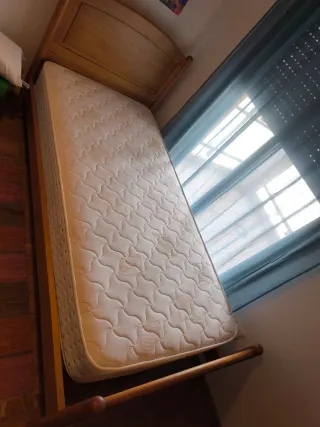 Cama completa y colchón 90x1,90