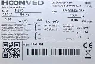 Lavavasos HOONVED HSP3