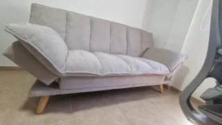 Sofá cama gris 200cm