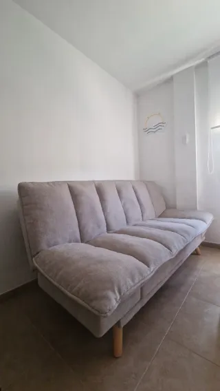 Sofá cama gris 200cm