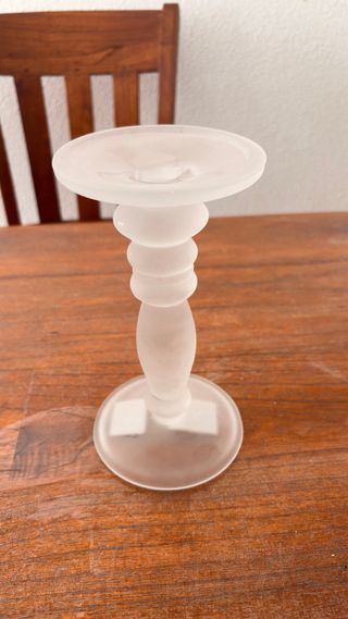 Candelabro Cristal Mesa 21cm