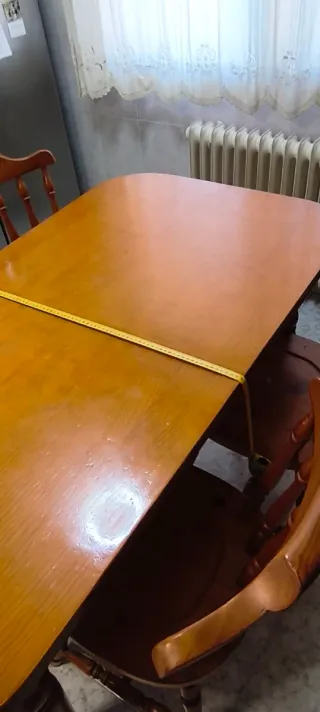 Mesa de cocina madera con 4 sillas