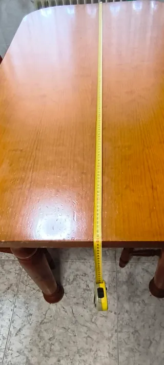 Mesa de cocina madera con 4 sillas