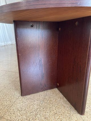 Mesa redonda madera oficina