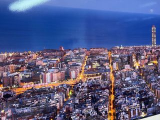 Cuadro Fotográfico Barcelona 120x 59 cms