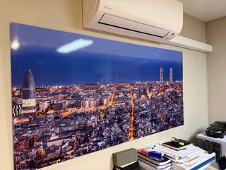 Cuadro Fotográfico Barcelona 120x 59 cms