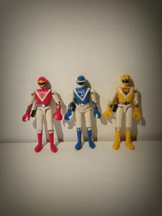 Lote 3 Figuras Bioman Liveman Power Ranger