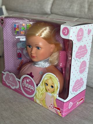 Muñeca Anna Maquillaje y Accesorios Nuevo