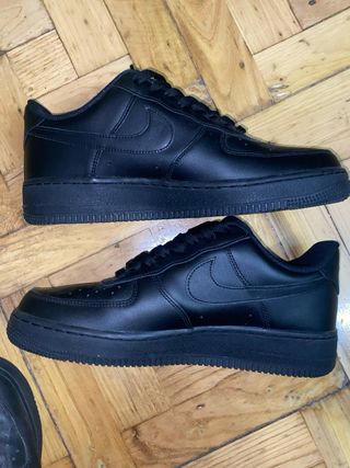 Nike Air Force 1 Negras Talla [Tal