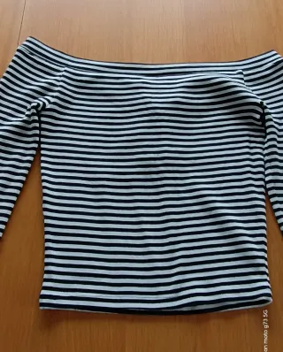 Jersey cuello barco rayas