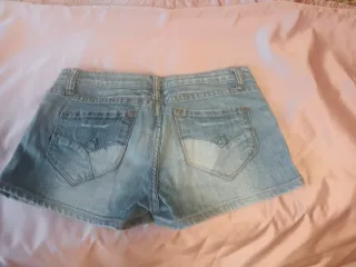 Pantalón corto vaquero azul